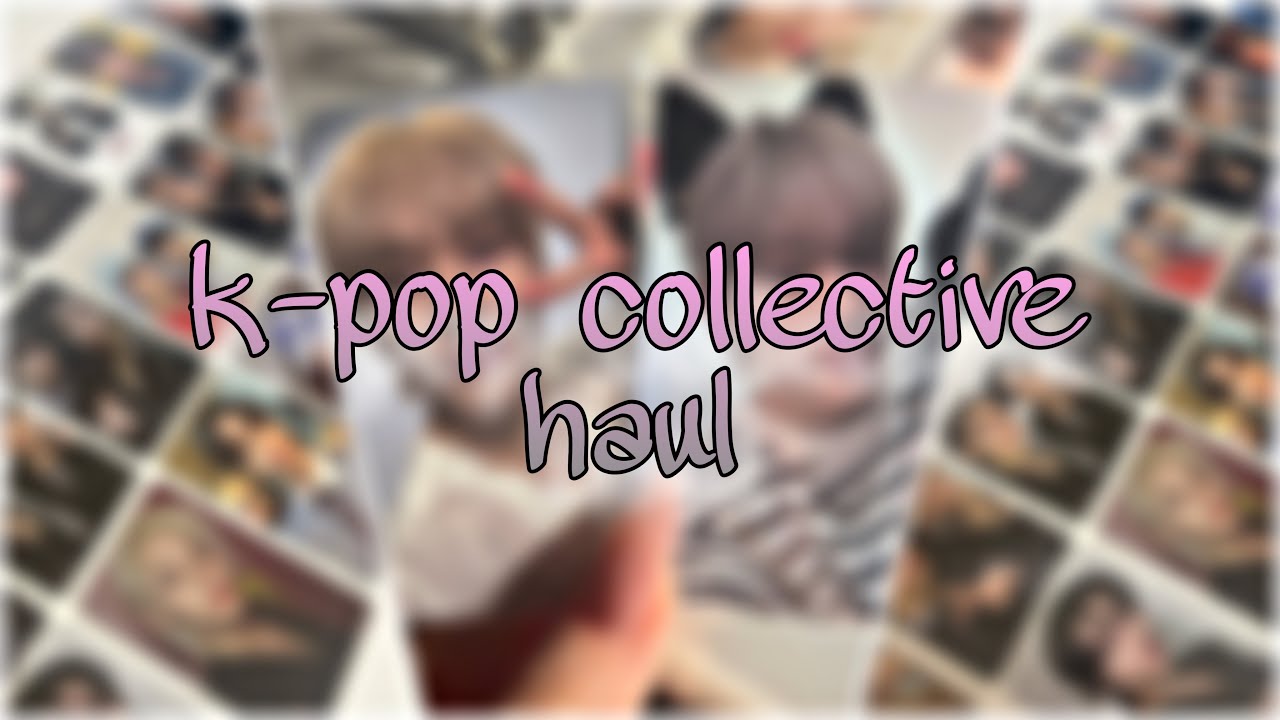 🌟kpop collective haul🌟|| распаковка карт, альбомов stray kids и all(h)ours🎀