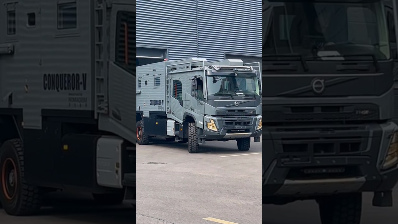 Handsome Volvo Motorhome Truck.  Nomadism Conqueror-V #volvo #volvotrucks #nomadism #motorhome
