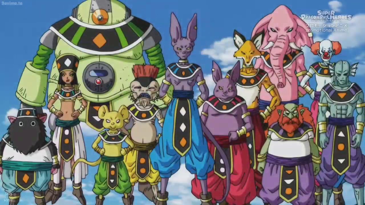 All Universes God's Of Destruction appears in Universe 7 and try to destroy the earth clip