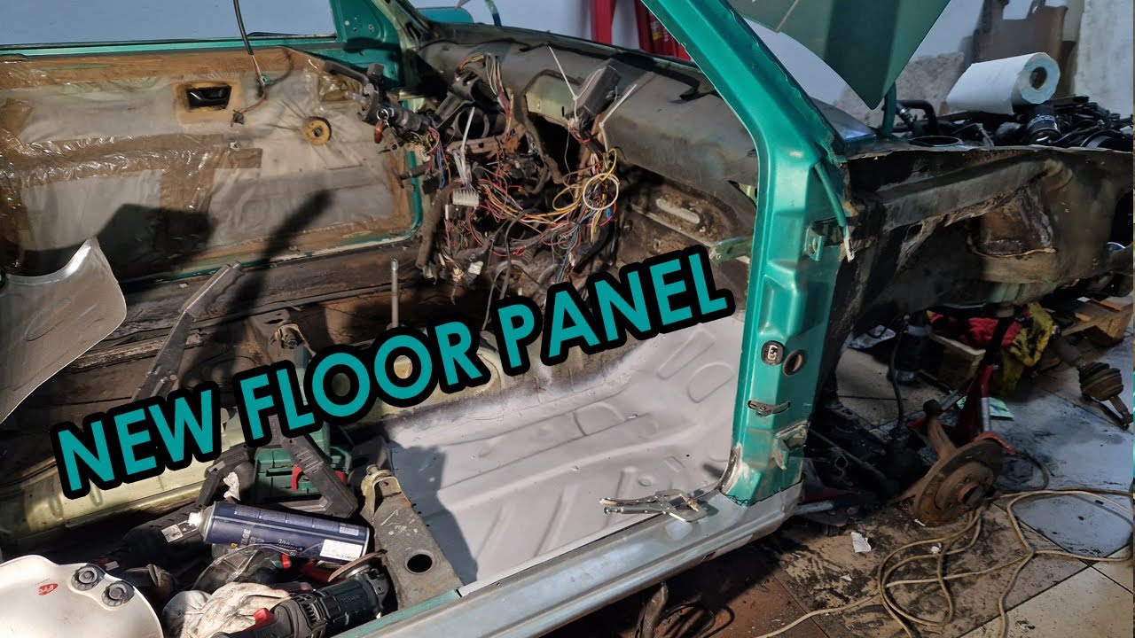 Fixing floor panel on Golf MK2 GTD