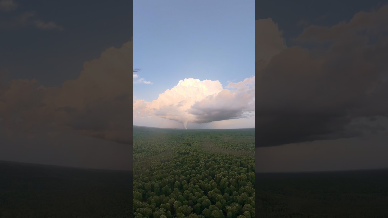 Super RARE tornado sighting in Mattoon, WI