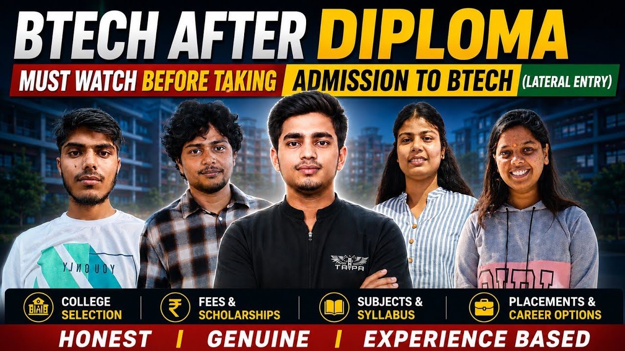 🔥 BTech After Diploma Honest Review 💯 | Lateral Entry Reality|Placement, Life & Career After BTech