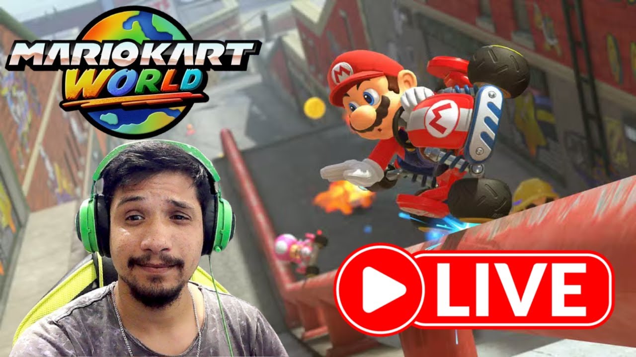 🏁 Mario Kart World Jogando Sério Até Subir Rank
