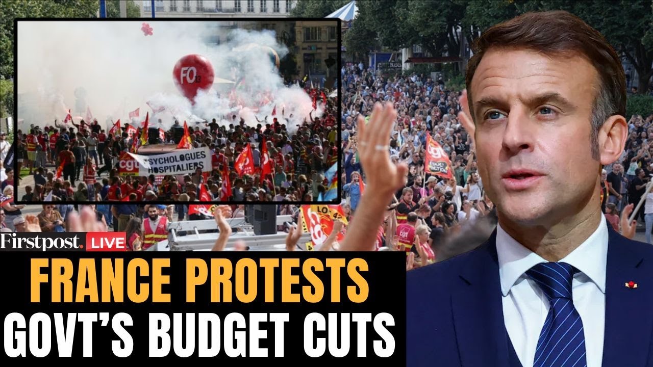 France Protests LIVE: French Unions' Massive Protest Against Govt's Budget Proposal |Lecornu |Macron