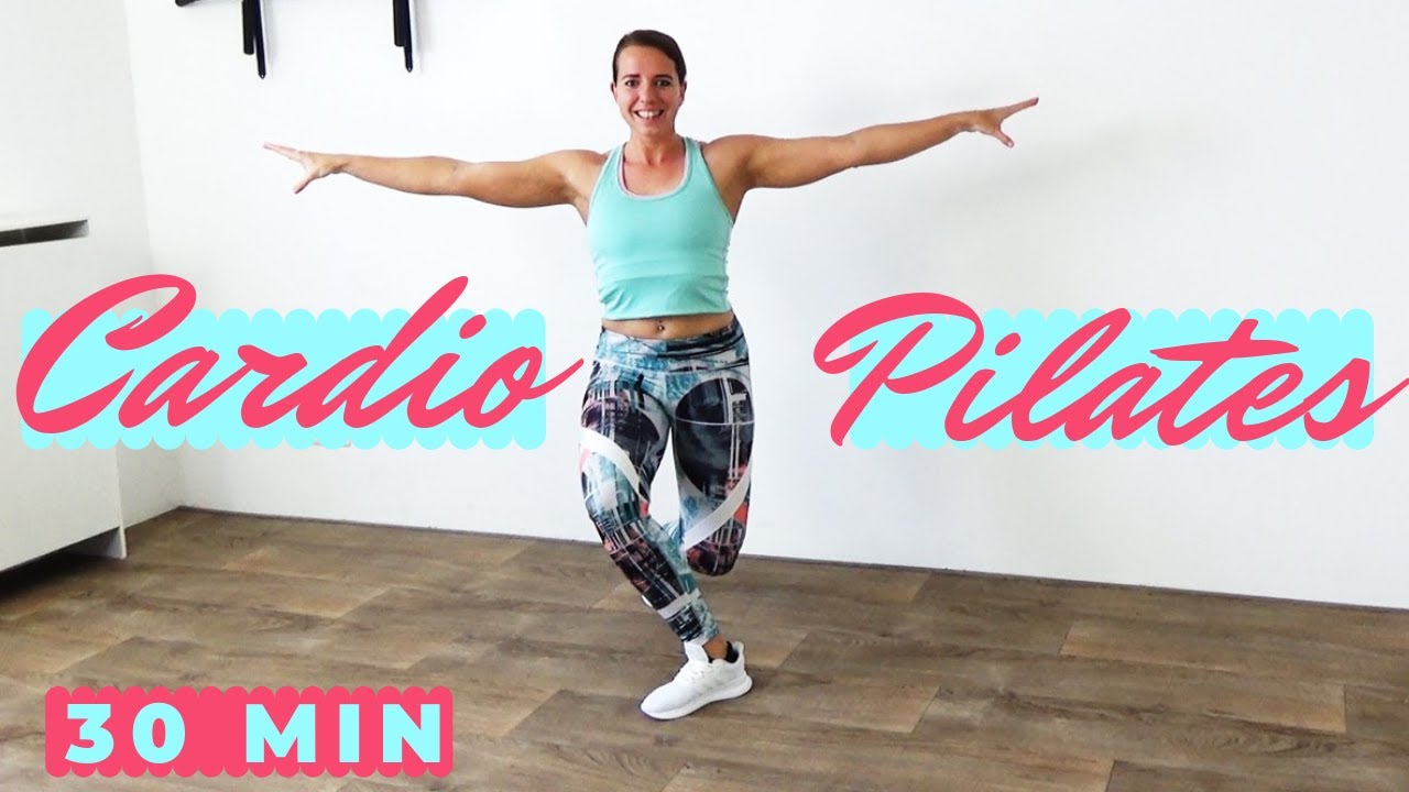 Cardio Workout at Home – 30 Minute Beginners Cardio Exercises in Pilates Style – No Equipment