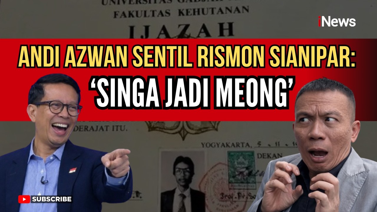 PANAS! Andi Azwan Sentil Rismon Sianipar: Dulu Galak seperti Singa, Kini ‘Meong’!