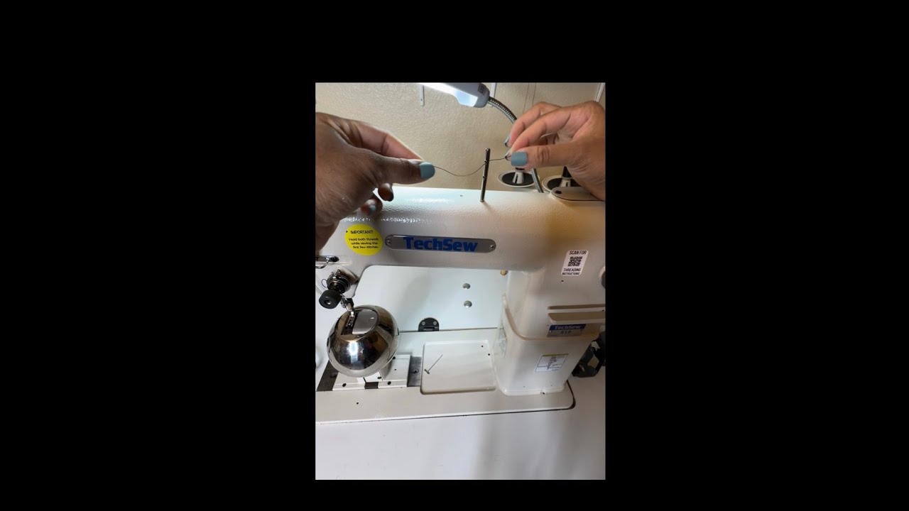 Module 1- Techsew 810W Industrial Sewing Machine | Parts & Threading Guide for Wig Making