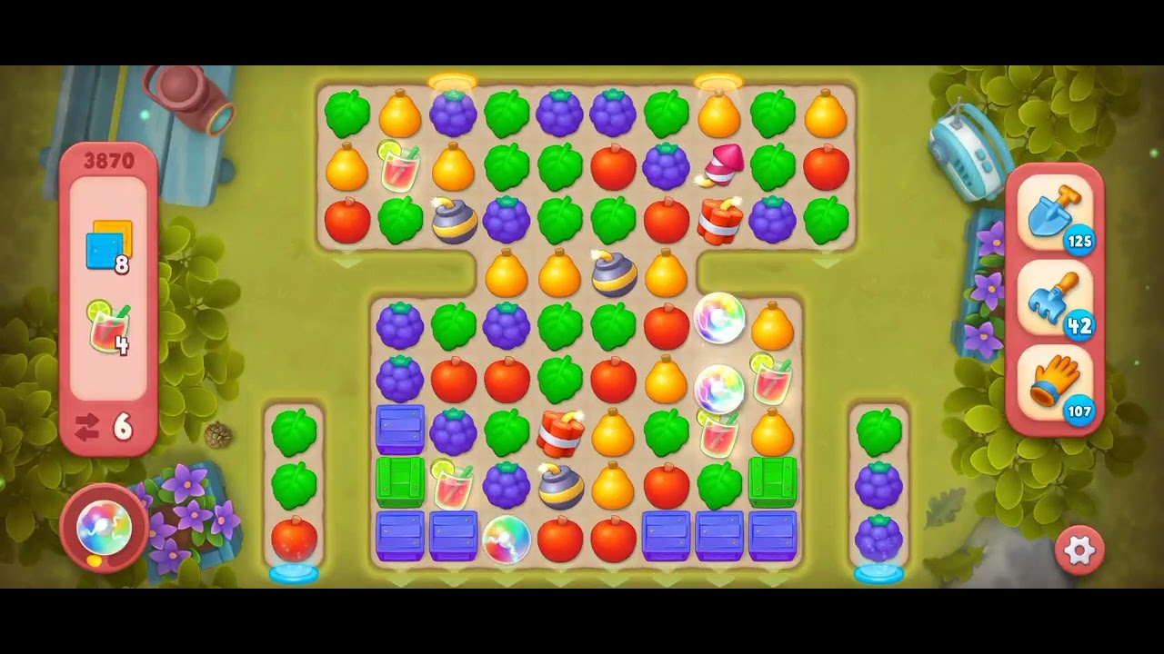 Gardenscapes Level 3870 [Hard Level] #androidgamesplay #tranding #gardenscapesgameplay #viralvideo