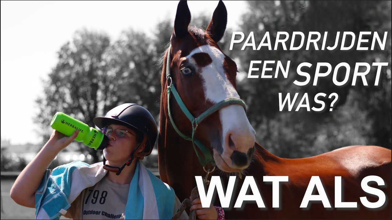 WAT ALS PAARDRIJDEN EEN SPORT WAS? | Zaressa