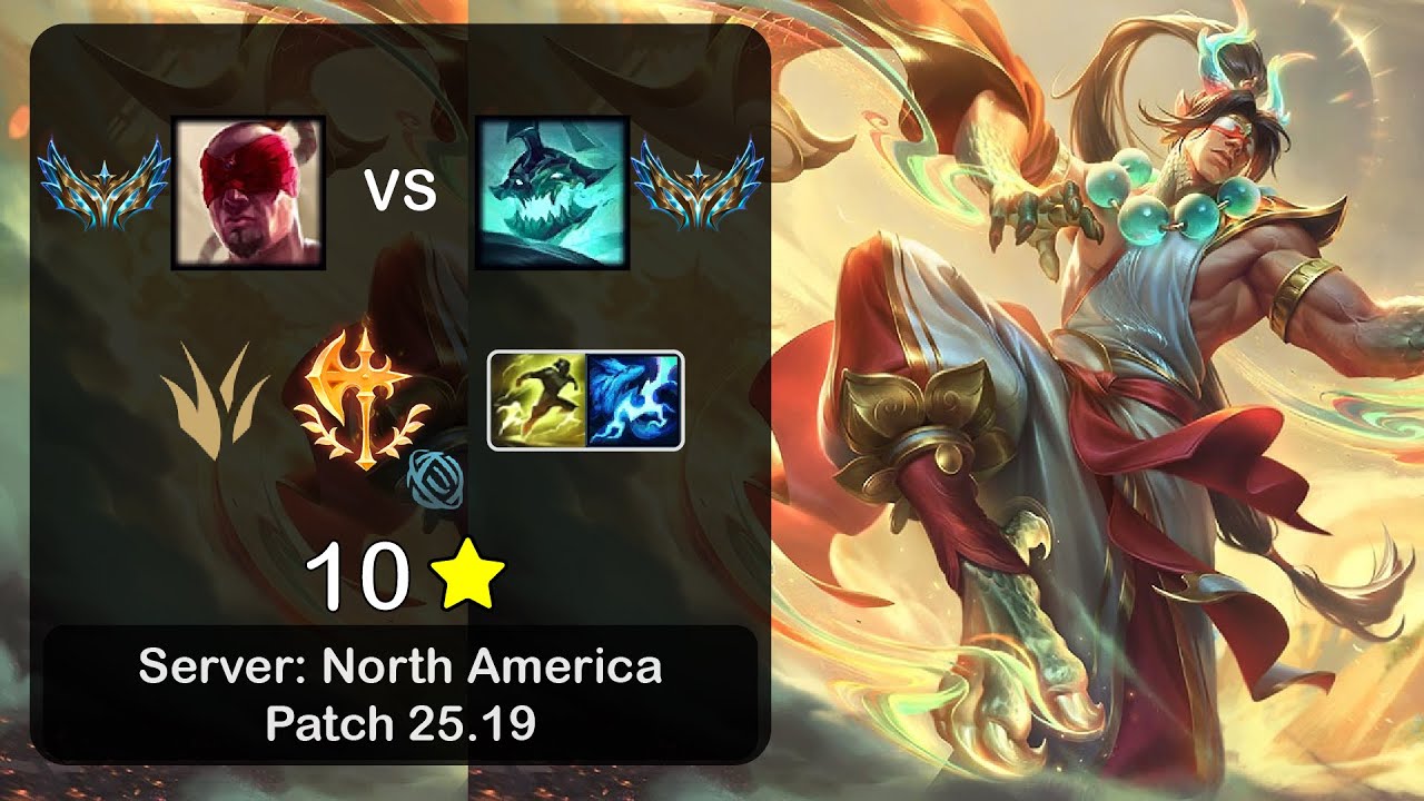 Lee Sin Jungle vs Hecarim - NA Challenger - Patch 25.19