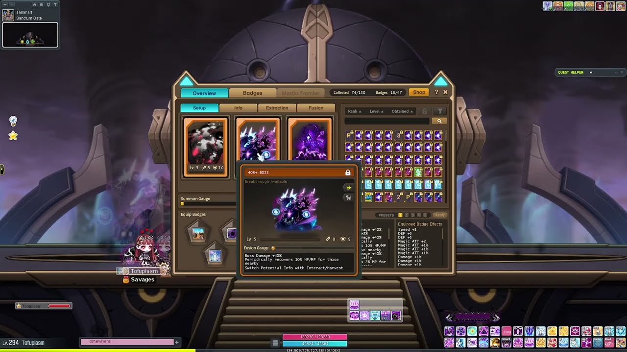 Account Showcase / Progress Check [Maplestory GMS Kronos]