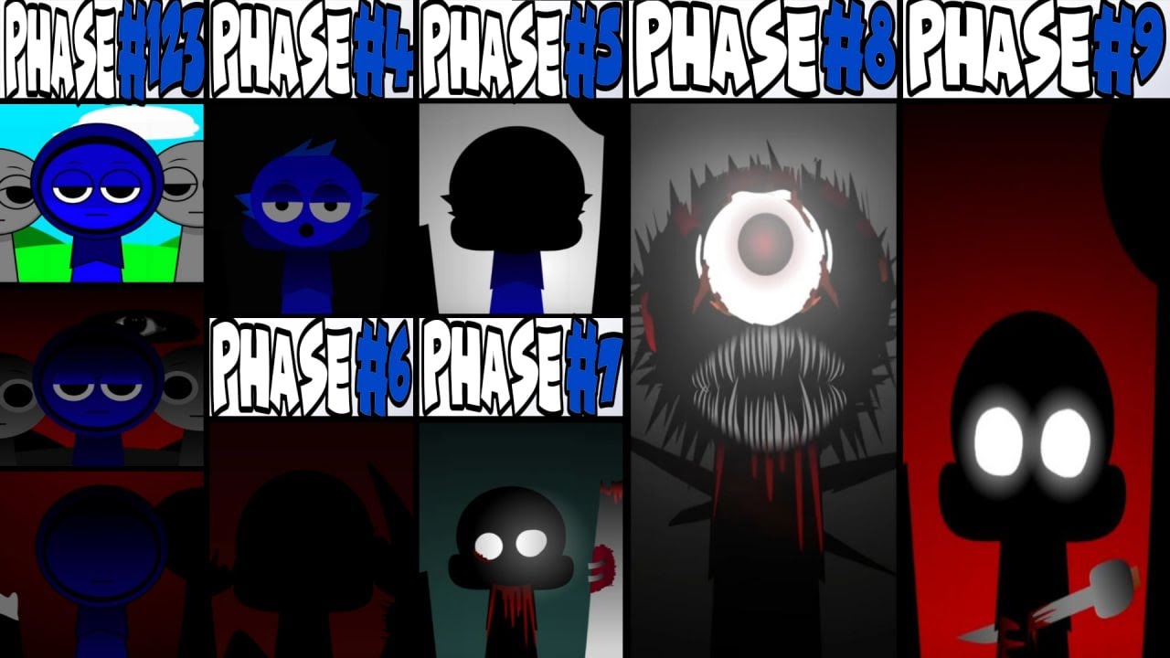 Incredibox Sprunki | Phase 1- 3 VS Phase 4 VS Phase 5 VS Phase 6 VS Phase 7 VS Phase 8-9