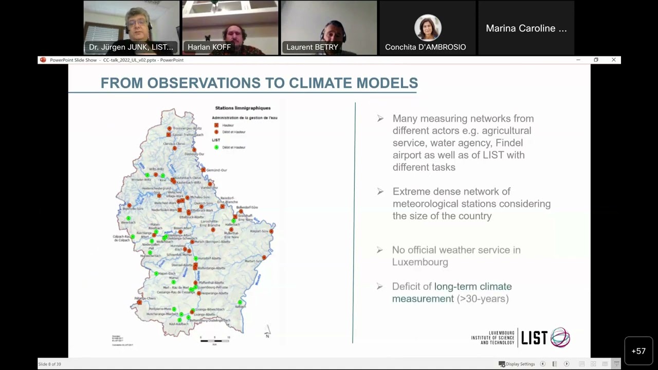 From Measurements to Models to Projections &ndash; Regional Climate Change Impacts for Luxembourg