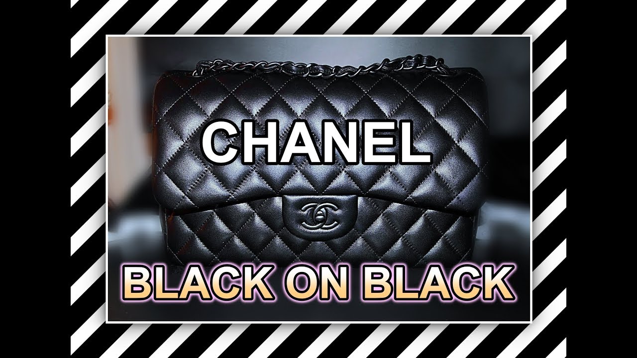 Unboxing CHANEL Limited Edition 'So Black' Classic Flap with Matte Hardware Jumbo