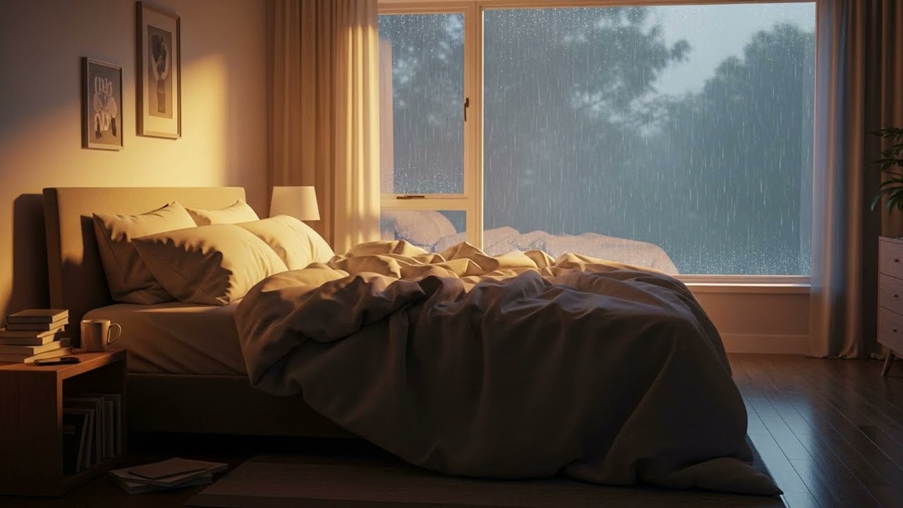 Cozy Night Ambience | Sleep Better with Rain Sounds