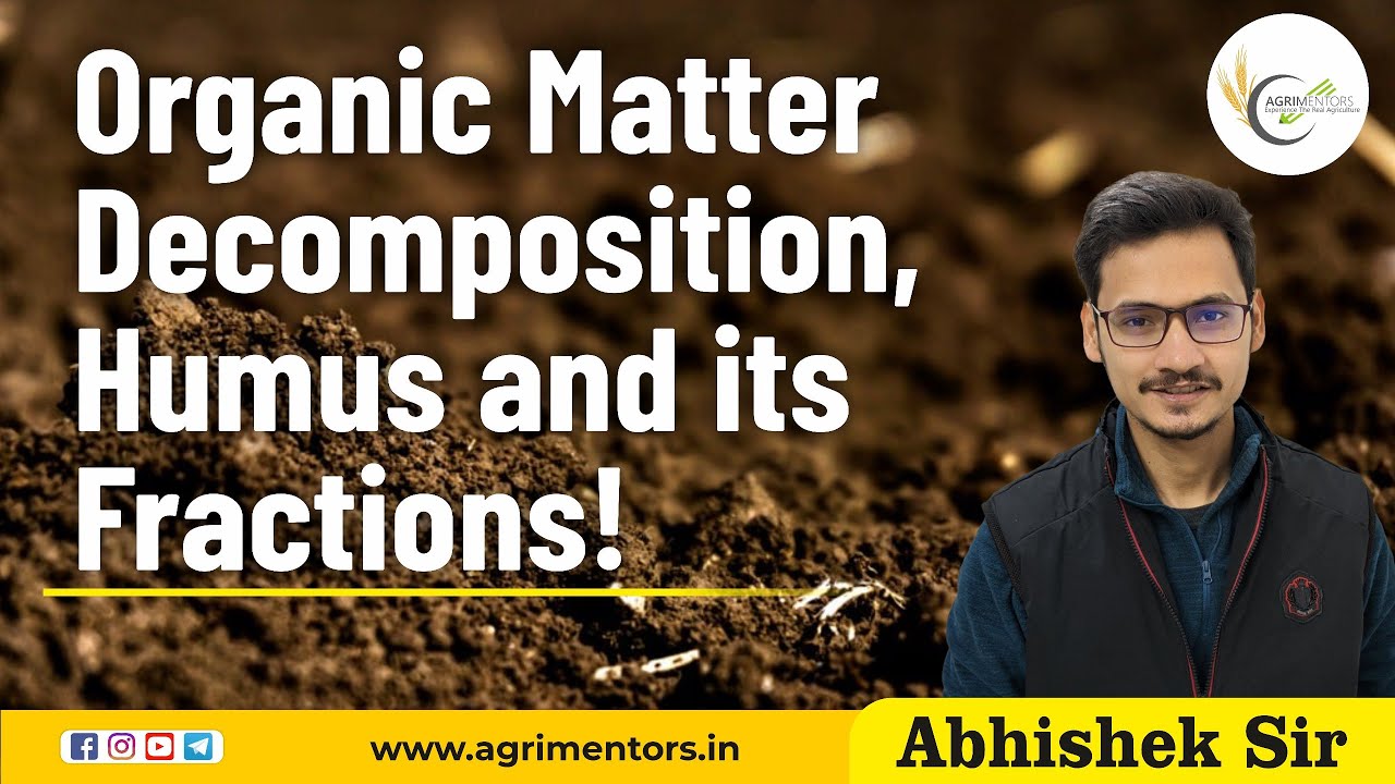 Soil Organic Matter | Types of Soil organism | Fulvic acid, Humic acid and Humin