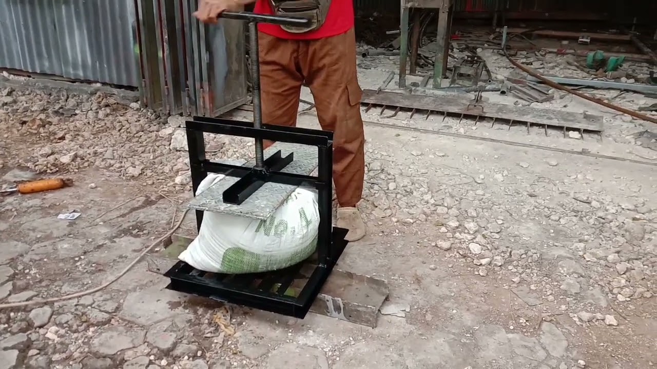 press ampas Tahu, kelapa, ketela pres ampas tahu pres ampas kelapa
