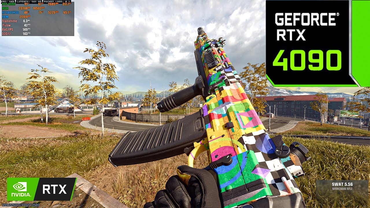 Call of Duty : Warzone verdansk | RTX 4090 24GB ( 4K Maximum Settings DLSS ON )