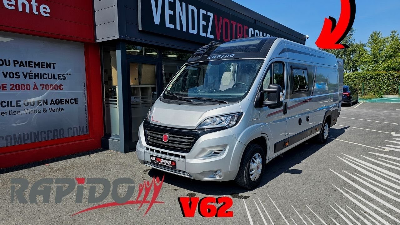 Fourgon Rapido V62 2020 - On adore ce van ! 😍 Ultra lumineux et lit &agrave; la fran&ccedil;aise