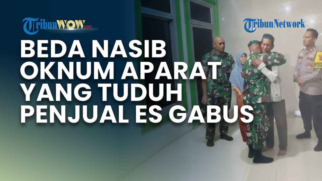BEDA NASIB Oknum TNI & Polri yang Tuduh Pedagang Es Gabus Pakai Spons, Diberi Hukuman oleh Instansi