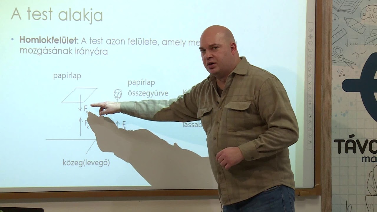 A közegellenállási erő, a közegellenállási erő hatása a fizikai test mozgására
