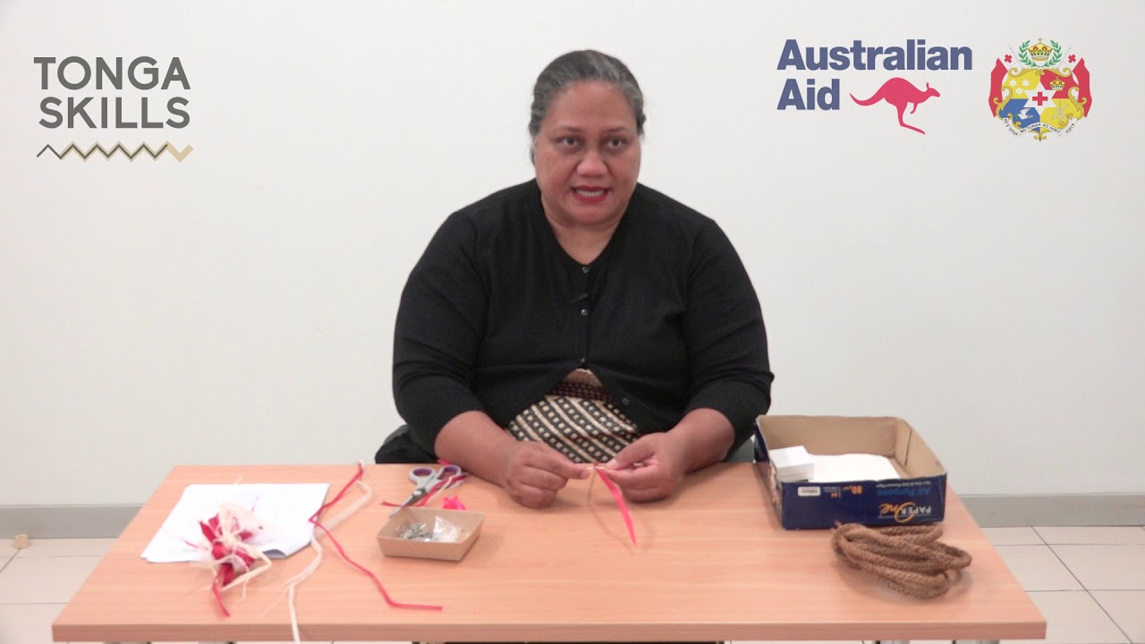 Tonga Skills Training Videos, Product Design #1