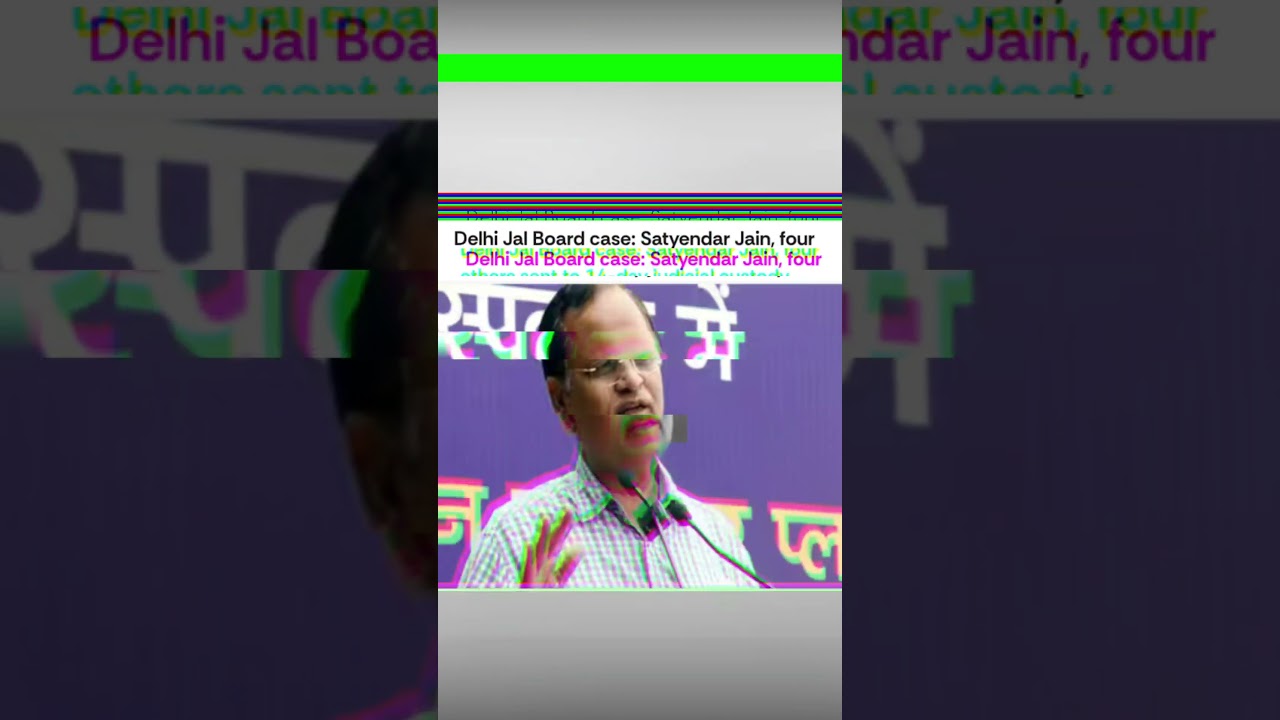 Delhi Jal Board case: Satyendar Jain, four others sent to 14&nbsp;days judicial custody #breakingnews
