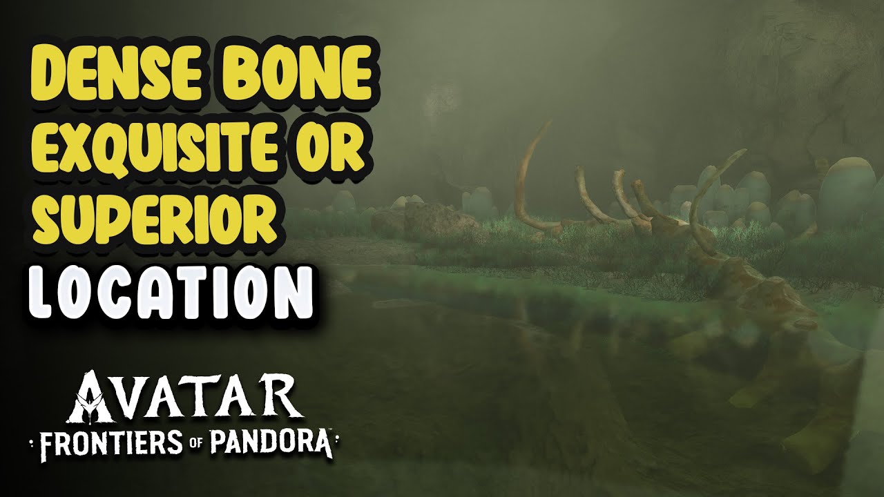 Dense Bone Superior or Exquisite Location | Avatar Frontiers Of Pandora