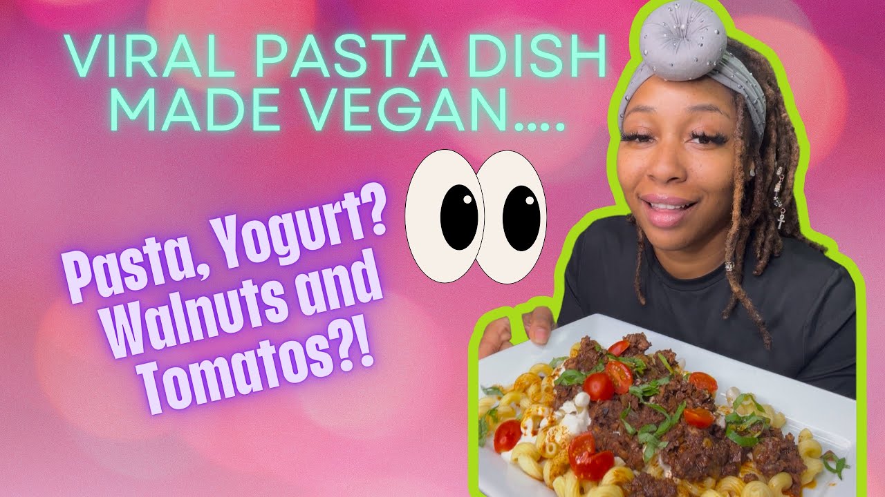 VIRAL Turkish Pasta Dish Made Vegan 🌱  w/ Walnut Meat