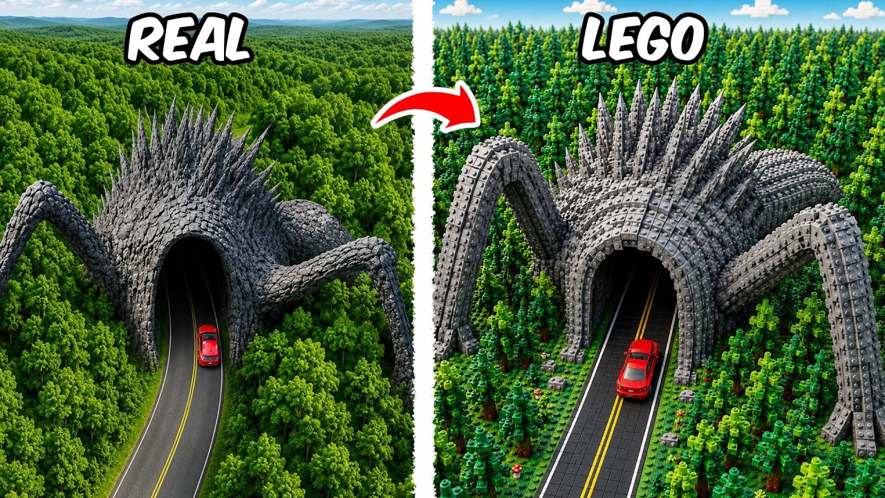Eu Constru&iacute; o Land Monster em LEGO 🌍🧱 Criatura Gigante | RB Bricks Portuguese