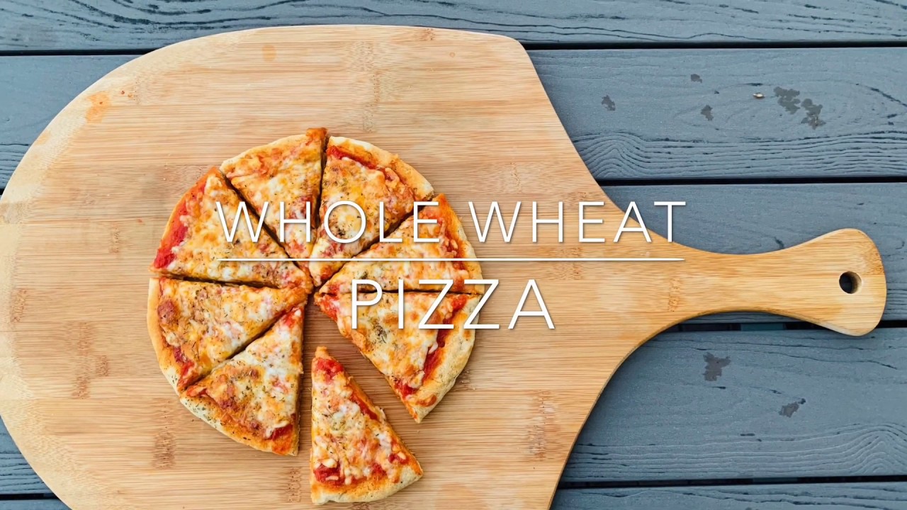 Whole Wheat Pizza | No Yeast Pizza | Cheese Pizza | Veggie Pizza
