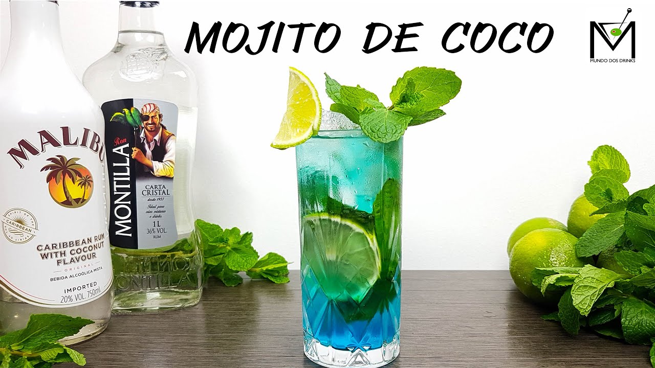 COMO FAZER MOJITO DE COCO