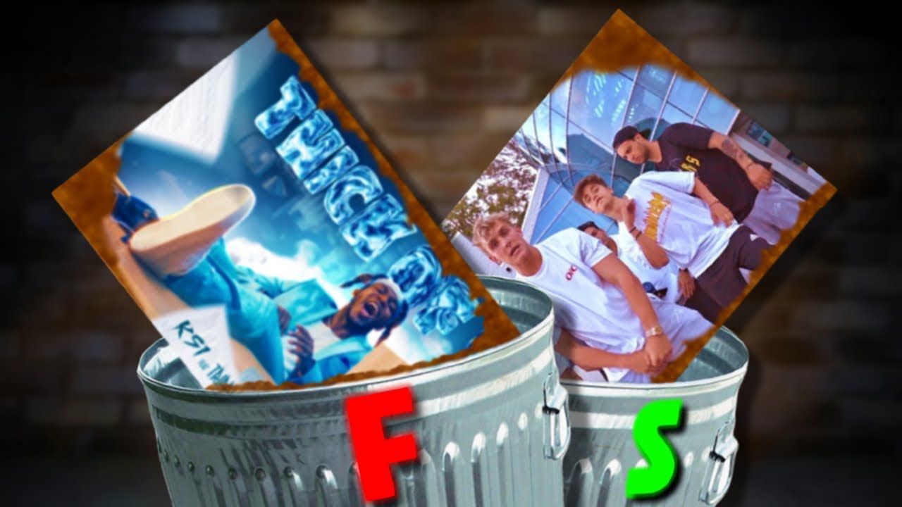 garbage youtuber songs tierlist