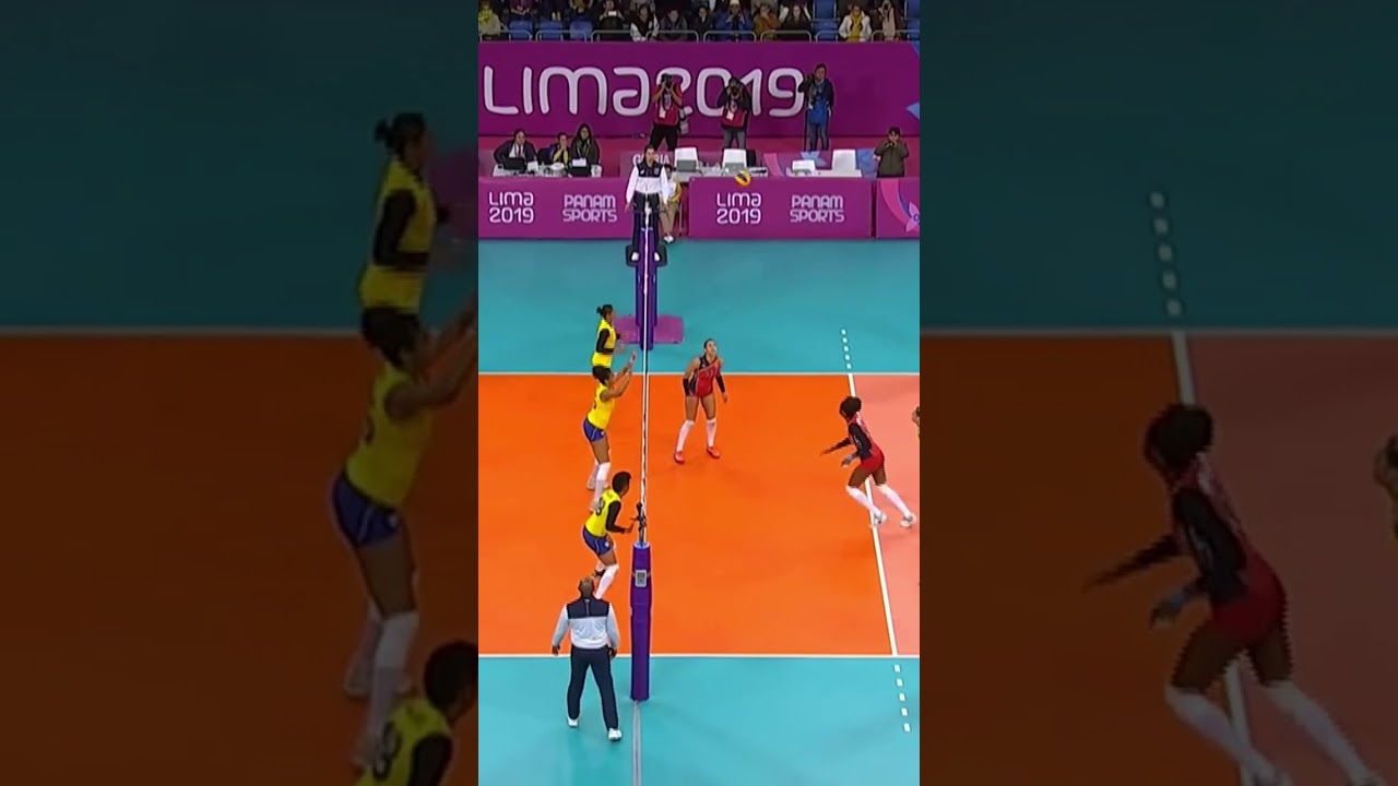 Intensidad en cada jugada. 💪🏐 #PanamSports #volleyball