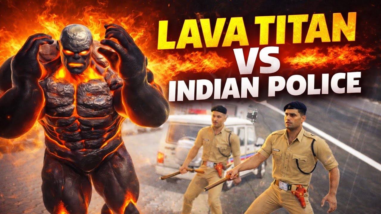 😱 Lava Titan Ne Machaya Kehar! | Thief Aura Indian Gameplay ! Lava Titan Vs Police 