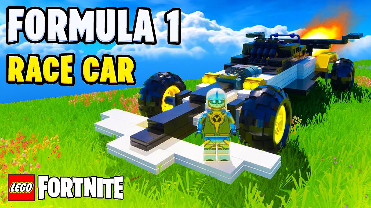 How To Build A F1 RACE CAR In LEGO Fortnite!