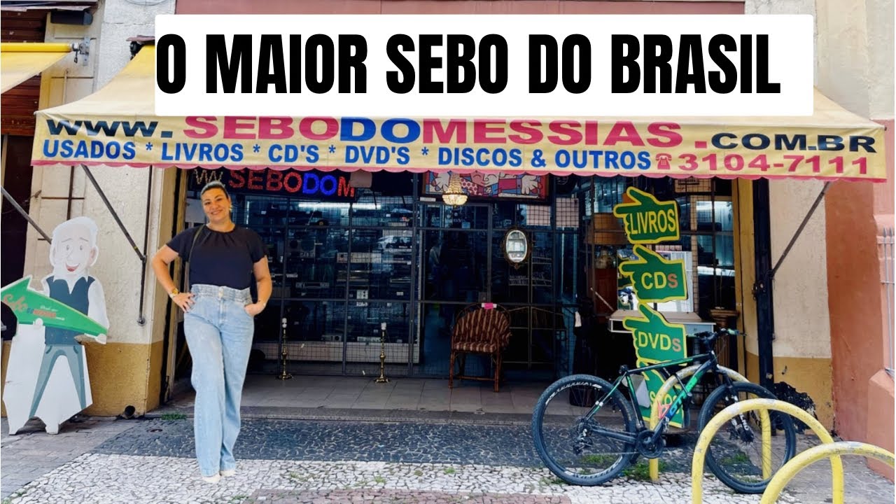 CONHEÇA O SEBO DO MESSIAS. Aqui é o paraíso dos livros, e Antiguidades. #sebo #livros #centrosp #sp
