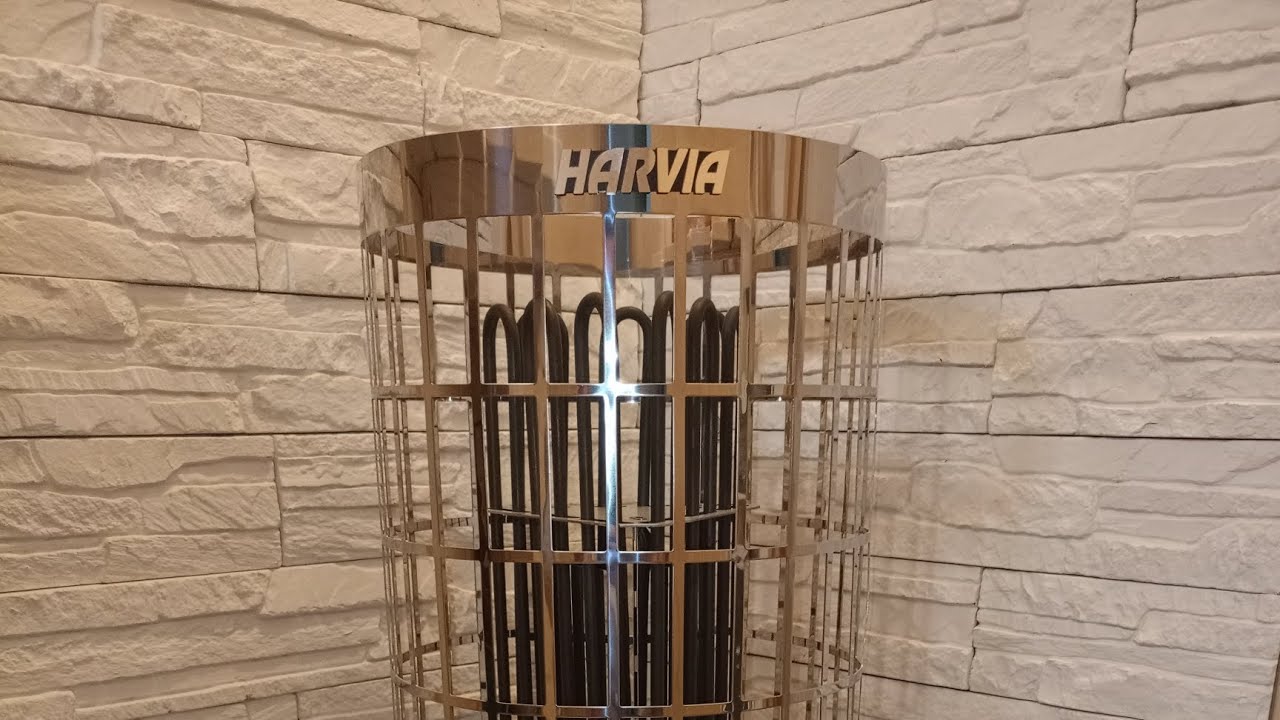 Электрокаменка Harvia Cilindro PC 90. Обзор и подключение
