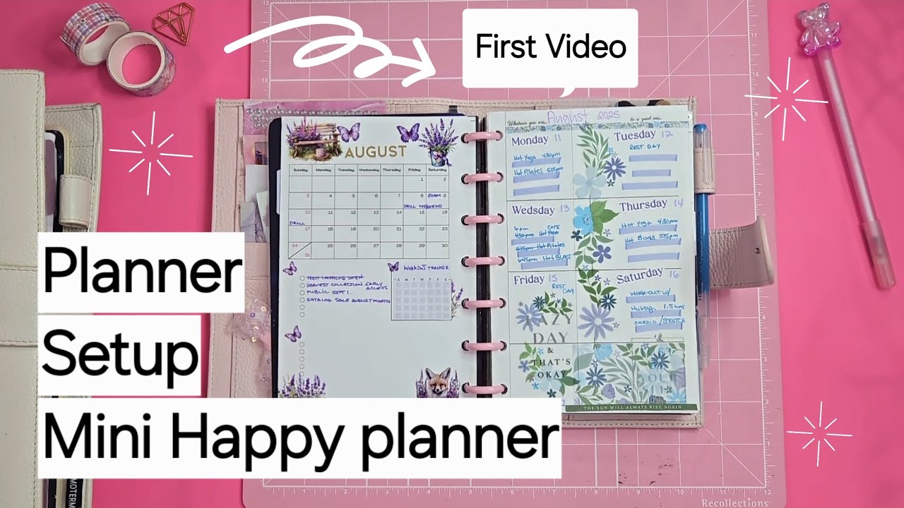 Мини-планер Happy Planner | Август 2025