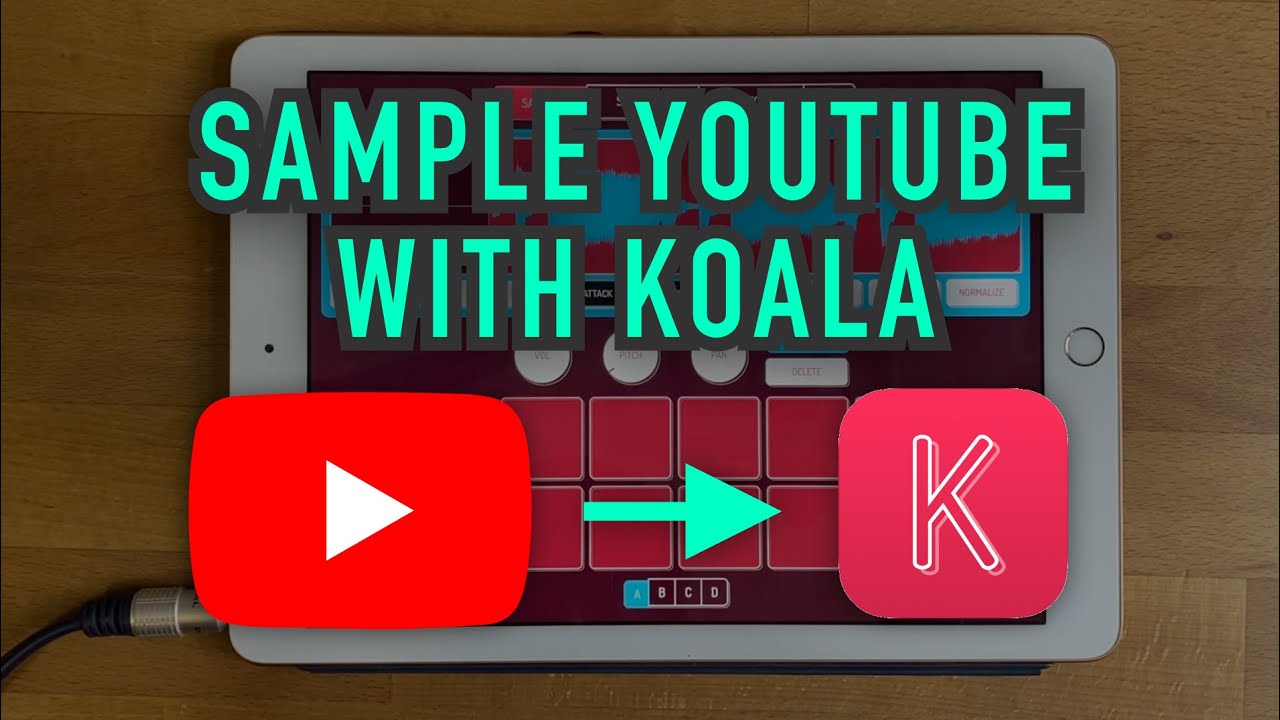 Как записывать с YouTube с помощью Koala Sampler на iOS