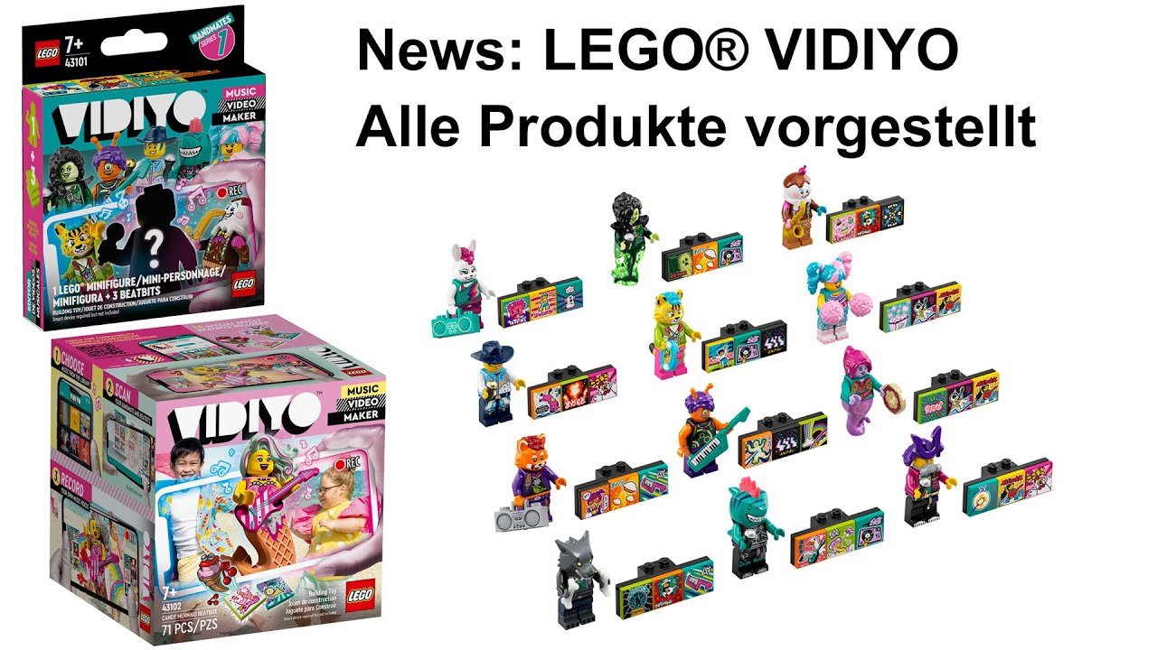 News: LEGO&reg; VIDIYO Alle Produkte vorgestellt (Eine Art TikTok von LEGO&reg; ?)