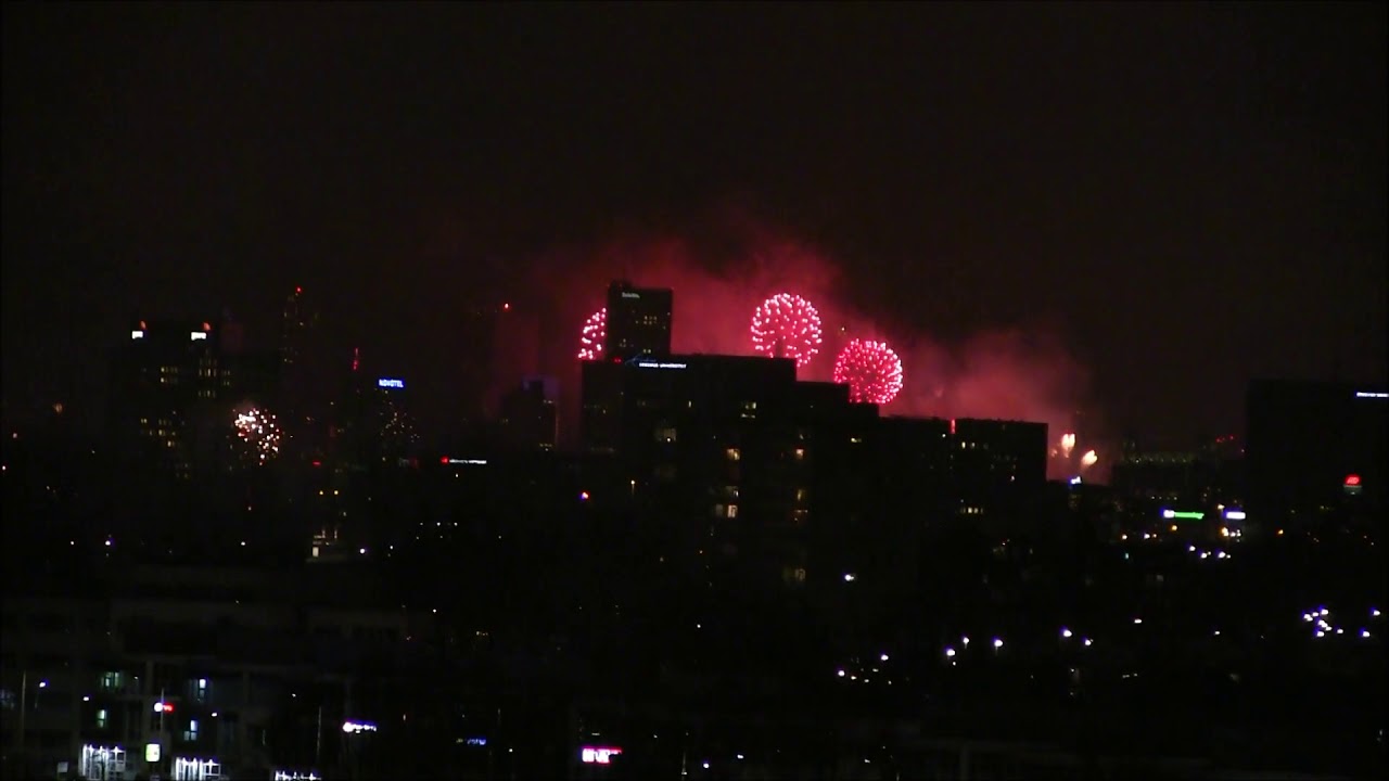 #Vuurwerk Oud en Nieuw vanuit #Capelle aan den IJssel #2018  #2019