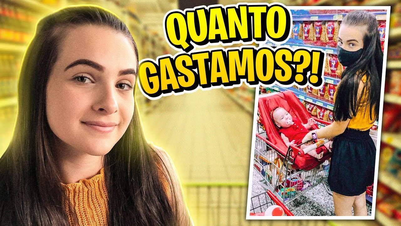 PRIMEIRA COMPRA DO MÊS NA CASA NOVA / ficou caro 😱