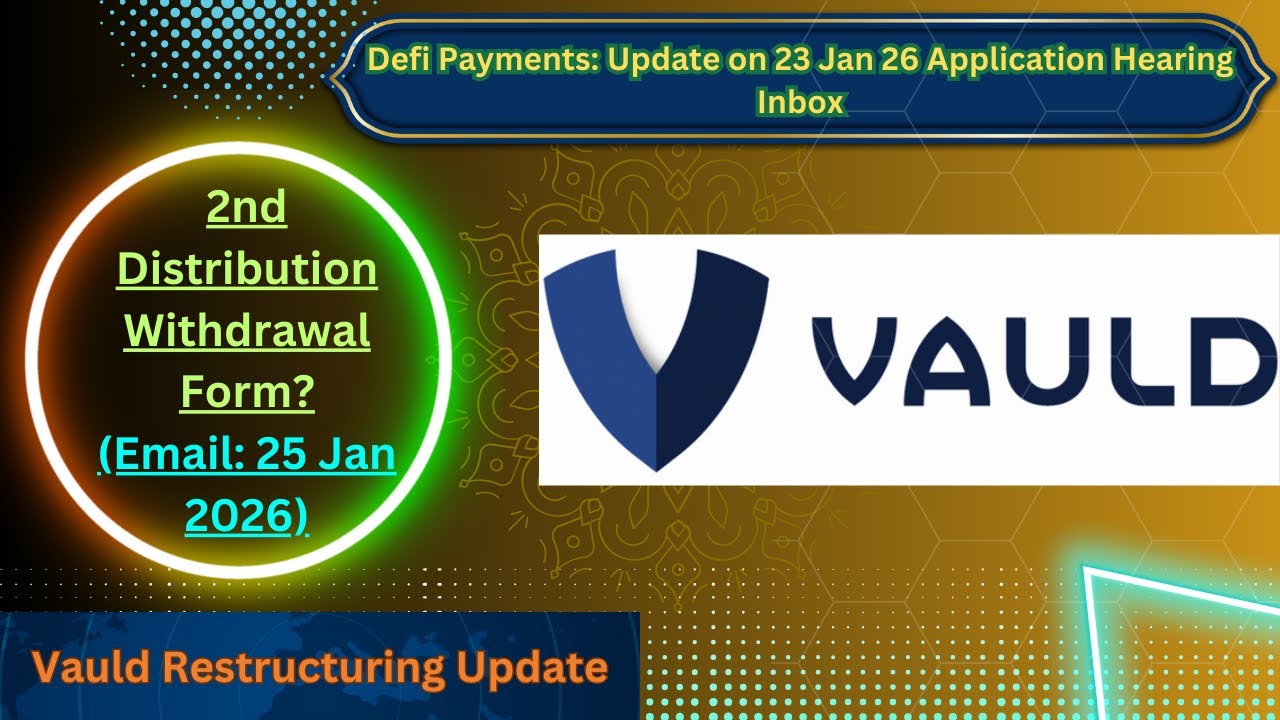 🚨 VAULD 2nd Distribution Form Update 🔥 | Crypto.com | #vauld #drezillion