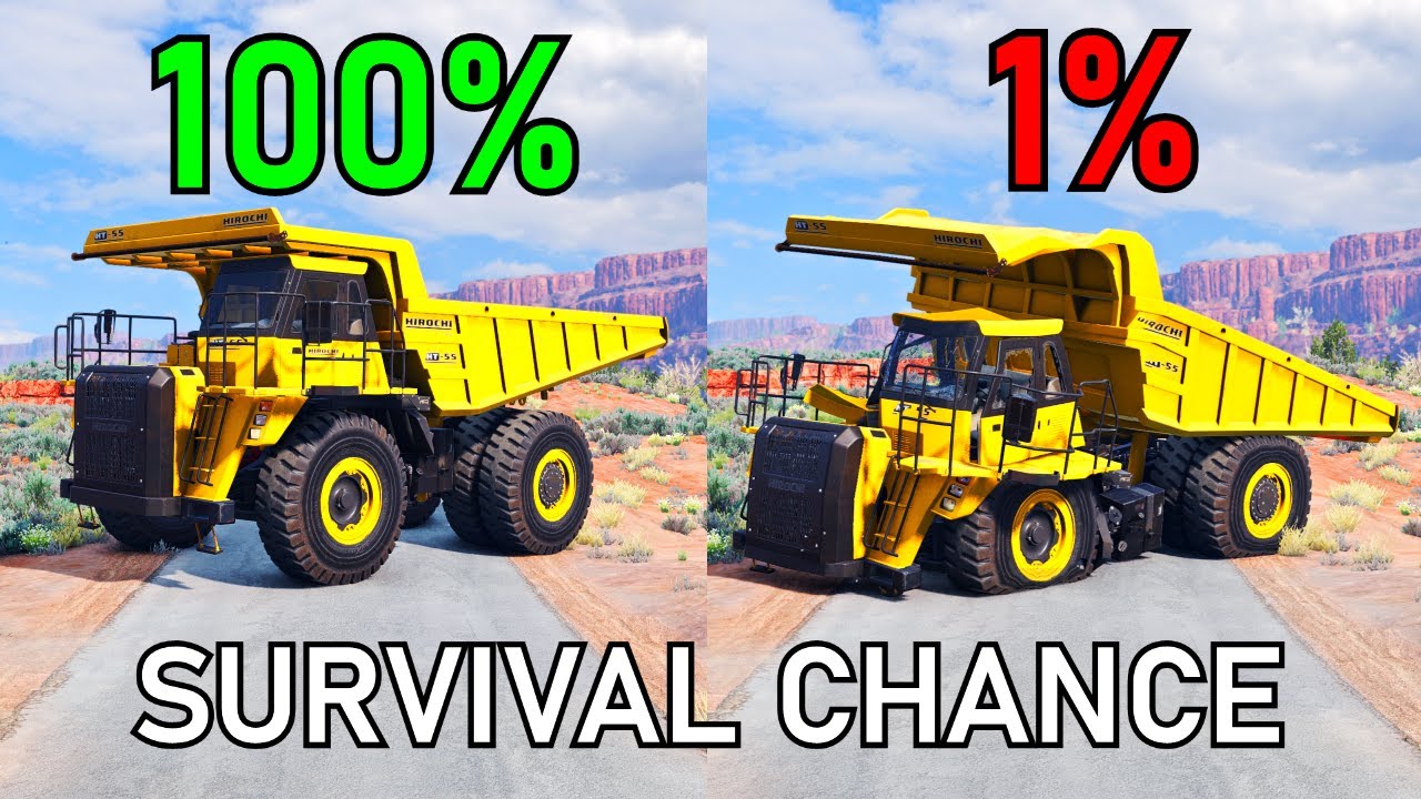 Realistic Survival Chance Crashes #57 | BeamNG.drive