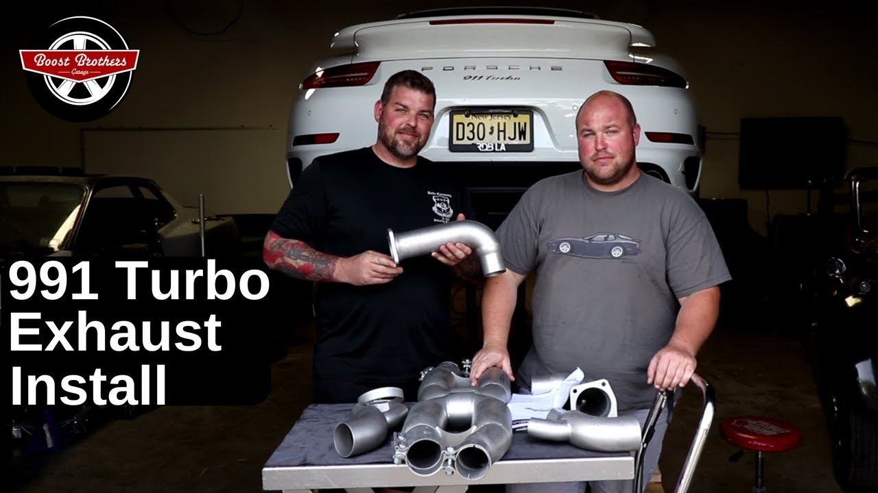 Установка выхлопной системы SOUL Competition X-Pipe — Porsche 911 Turbo
