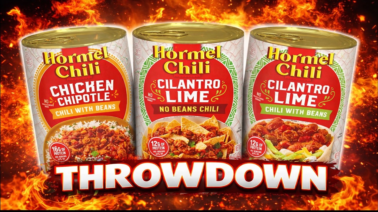 Соревнование чили от Hormel! 🌶️ Обзор 3 НОВЫХ вкусов &ndash; какой из них победит?!