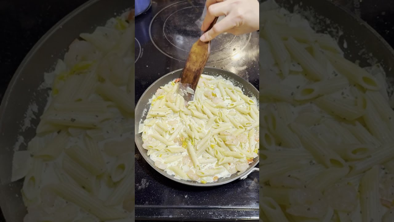 Creamy Shrimp Penne Pasta 🍤🍝