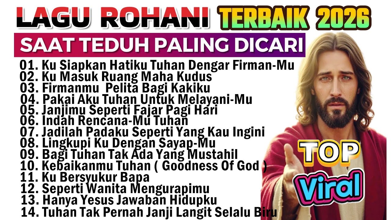 KOMPILASI NONSTOP LAGU ROHANI SAAT TEDUH TERBAIK DAN POPULER 2026