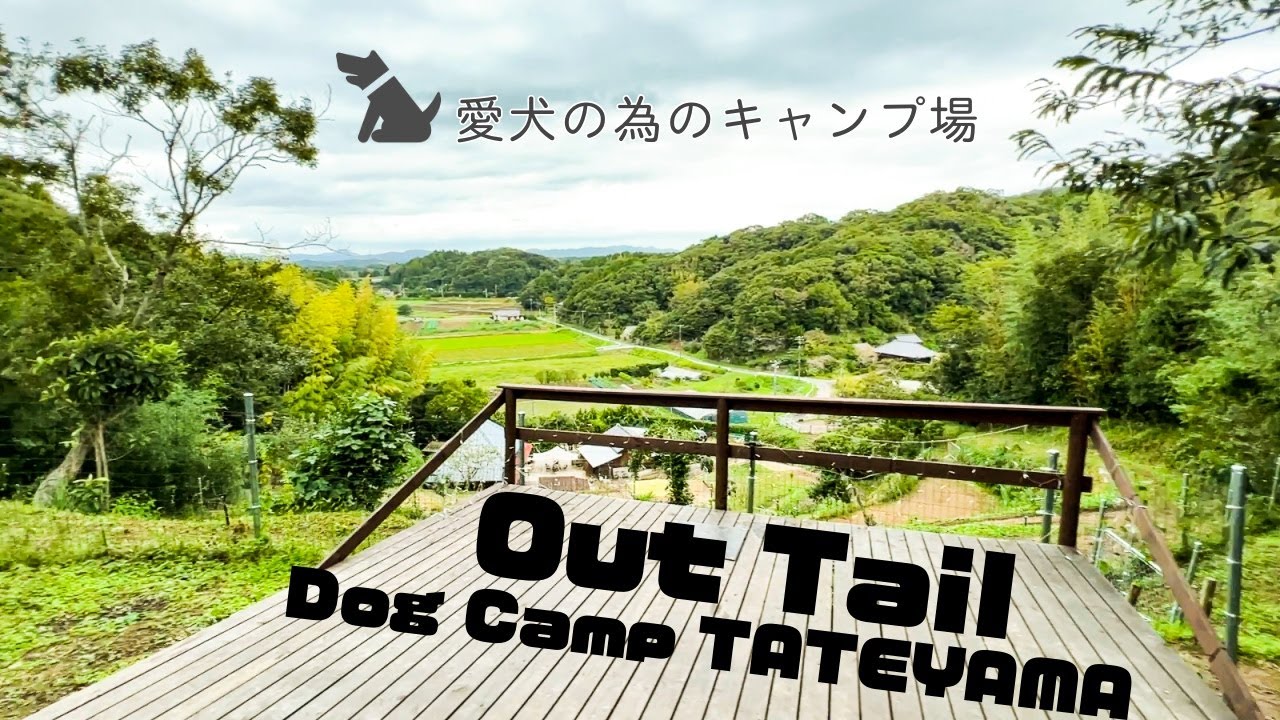 【Out Tail Dog Camp TATEYAMA】全サイトドッグフリーサイト！愛犬と過ごすために作られたキャンプ場［千葉キャンプ場］